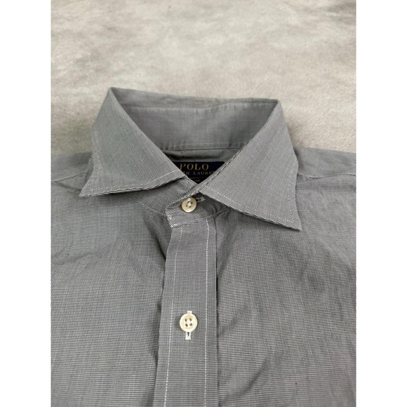 Polo Ralph Lauren Shirt Mens Sz 16 32/33 Easy Care Button Up Shirt - Picture 2 of 12